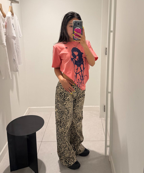 Oriens JOURNAL STANDARD（オリエンス ジャーナルスタンダード）の「レオパードポケットパンツ（その他パンツ・レディース・ブルー系その他/ベージュ・38/36）」の5枚目の写真