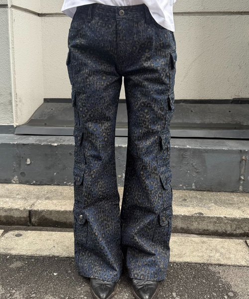 Oriens JOURNAL STANDARD（オリエンス ジャーナルスタンダード）の「レオパードポケットパンツ（その他パンツ・レディース・ブルー系その他/ベージュ・38/36）」の15枚目の写真