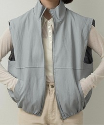 check stand collar blouson / チェックスタンドカラーブルゾン