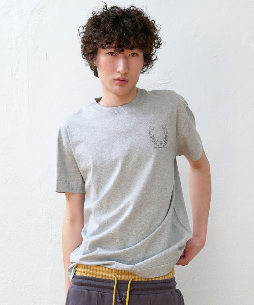 THEVINYLHOUSE(ザバイニルハウス)の「LUCKY HOUSE TEE GREY(Tシャツ/カットソー・メンズ・その他・SMALL/MEDIUM/LARGE)」の1枚目の写真
