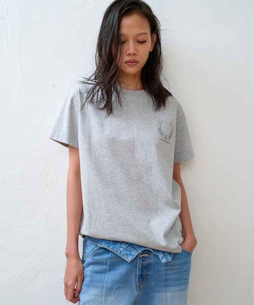THEVINYLHOUSE(ザバイニルハウス)の「LUCKY HOUSE TEE GREY(Tシャツ/カットソー・メンズ・その他・SMALL/MEDIUM/LARGE)」の4枚目の写真