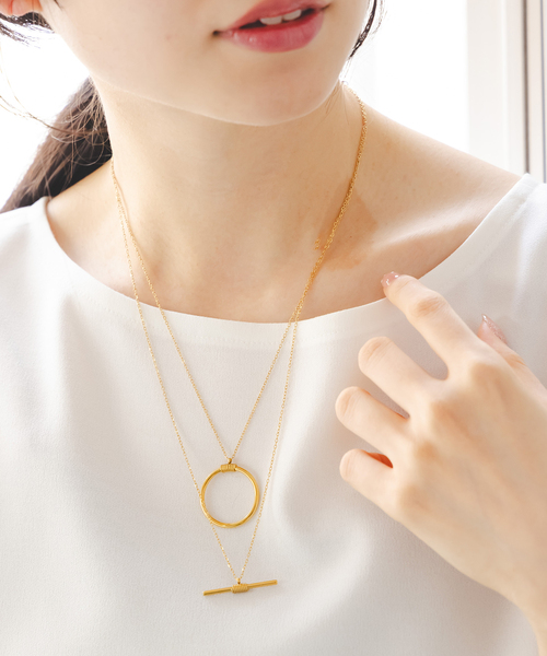 Noble(ノーブル)の「《追加》PETIT MOMENTS/プティモーメント Devin Necklace(ネックレス・レディース・ゴールド・FREE)」の8枚目の写真