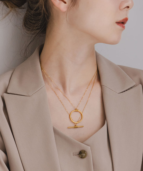 Noble(ノーブル)の「《追加》PETIT MOMENTS/プティモーメント Devin Necklace(ネックレス・レディース・ゴールド・FREE)」の9枚目の写真