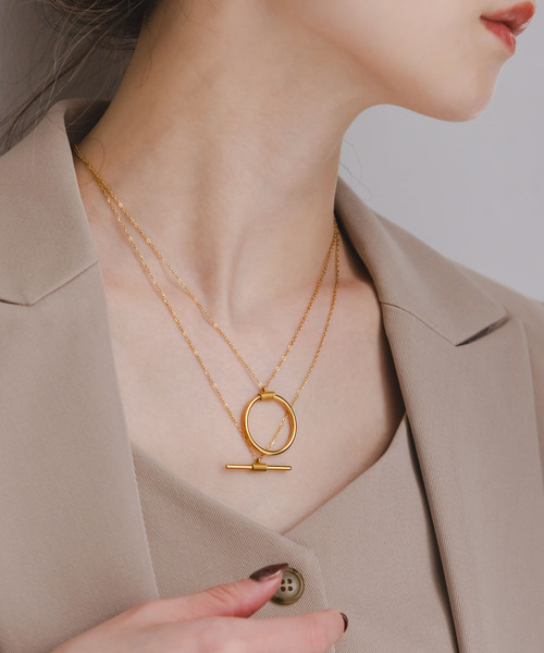 Noble(ノーブル)の「《追加》PETIT MOMENTS/プティモーメント Devin Necklace(ネックレス・レディース・ゴールド・FREE)」の10枚目の写真