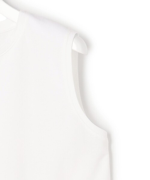 23区 S(ニジュウサンクチイサイサイズ)の「ハイエンド スリーブレス Tシャツ(Tシャツ/カットソー・レディース・ダークブラウン系/ホワイト系/ブラック系・32)」の5枚目の写真