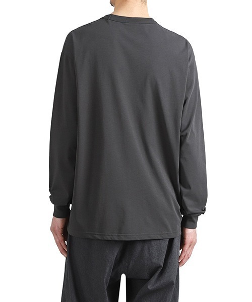 GOLD（ゴールド）の「GOLD / ゴールド：SUMMER COTTON BROWSING L/S T-SHIRT：26A-GL69664[MUS]（Tシャツ/カットソー・メンズ・チャコールグレー・M/L/XL）」の7枚目の写真