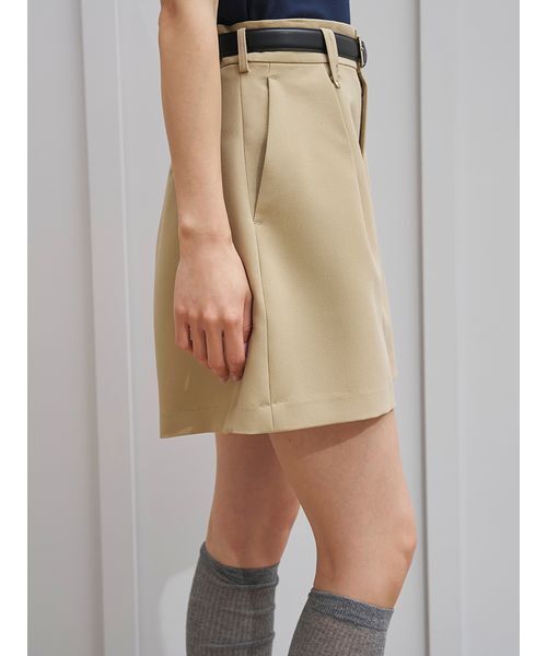 SNIDEL(スナイデル)の「シンプルショートパンツ(その他パンツ・レディース・ベージュ/アイボリー/ブラック・0/1)」の18枚目の写真