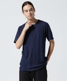 AVIREX（アヴィレックス）の「《DAILY デイリー》THERMAL HENRY NECK T-SHIRT   サーマル ヘンリーネック半袖Tシャツ   AVIREX   アヴィレックス（Tシャツ/カットソー）」