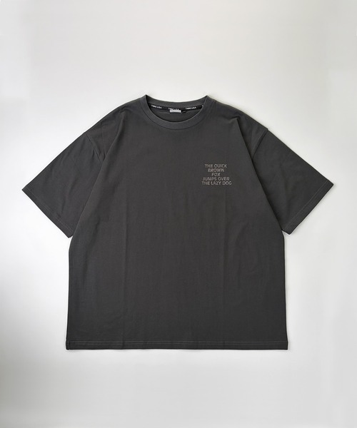 T-MAC OUTING（ティーマック アウティング）の「かすれプリント　半袖Ｔシャツ（Tシャツ/カットソー・メンズ・オレンジ/オートミール/チャコール・M/L/LL）」の2枚目の写真