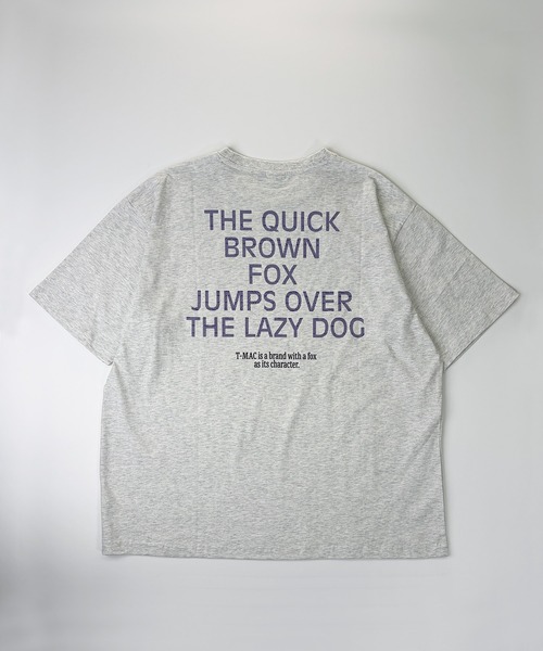T-MAC OUTING（ティーマック アウティング）の「かすれプリント　半袖Ｔシャツ（Tシャツ/カットソー・メンズ・オレンジ/オートミール/チャコール・M/L/LL）」の4枚目の写真