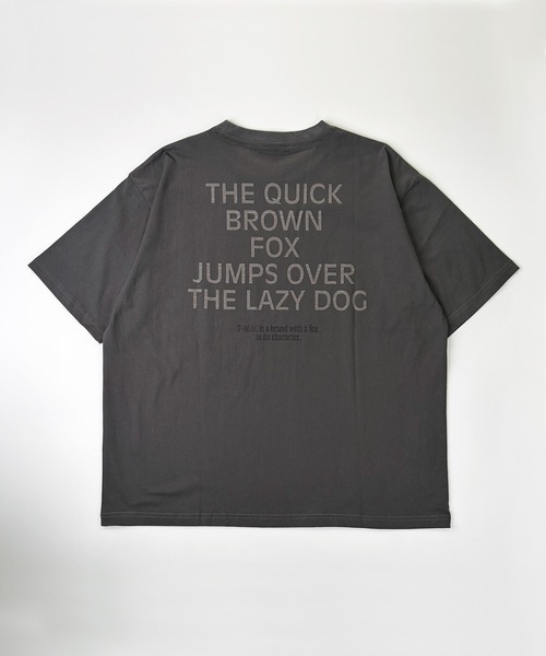 T-MAC OUTING（ティーマック アウティング）の「かすれプリント　半袖Ｔシャツ（Tシャツ/カットソー・メンズ・オレンジ/オートミール/チャコール・M/L/LL）」の7枚目の写真