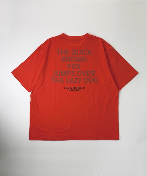 T-MAC OUTING（ティーマック アウティング）の「かすれプリント　半袖Ｔシャツ（Tシャツ/カットソー・メンズ・オレンジ/オートミール/チャコール・M/L/LL）」の10枚目の写真