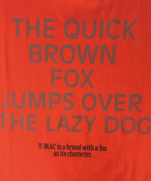 T-MAC OUTING（ティーマック アウティング）の「かすれプリント　半袖Ｔシャツ（Tシャツ/カットソー・メンズ・オレンジ/オートミール/チャコール・M/L/LL）」の12枚目の写真
