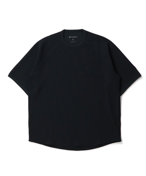 GOLDWIN(ゴールドウィン)の「GOLDWIN WF Light T-shirt ゴールドウィン ワッフルライトティーシャツ(Tシャツ/カットソー・メンズ・アイボリー/ブラック・3/2/4)」の2枚目の写真