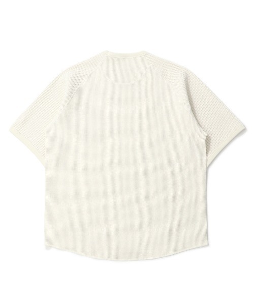 GOLDWIN(ゴールドウィン)の「GOLDWIN WF Light T-shirt ゴールドウィン ワッフルライトティーシャツ(Tシャツ/カットソー・メンズ・アイボリー/ブラック・3/2/4)」の7枚目の写真