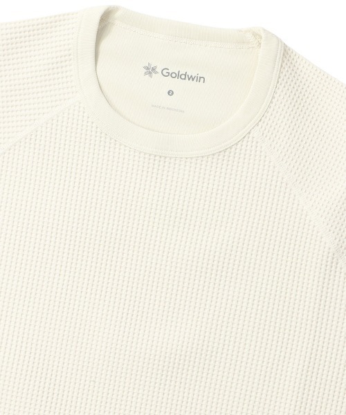 GOLDWIN(ゴールドウィン)の「GOLDWIN WF Light T-shirt ゴールドウィン ワッフルライトティーシャツ(Tシャツ/カットソー・メンズ・アイボリー/ブラック・3/2/4)」の8枚目の写真