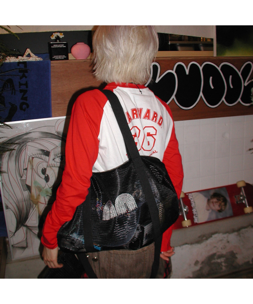 NOT NEW(ナットニュー)の「Mesh Boston Bag Black(ボストンバッグ・レディース・ブラック・FREE)」の2枚目の写真