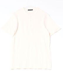 ピグメント加工 サーマル ヘンリーネック 半袖Tシャツ【UNISEX】