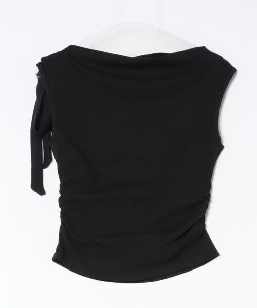 P.V.T（ピーブイティー）の「ワンショルダーアレンジデザインPO（Tシャツ/カットソー・レディース・Black/White/Red・F）」の22枚目の写真