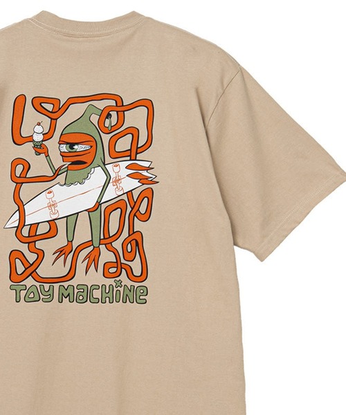 TOY MACHINE(トイ マシーン)の「TM SURF SECT SS TEE(Tシャツ/カットソー・メンズ・サンドベージュ/ブラック・XL/L/M)」の1枚目の写真
