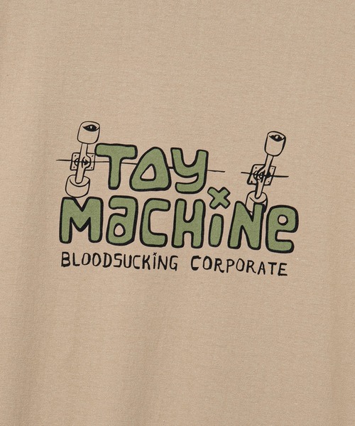 TOY MACHINE(トイ マシーン)の「TM SURF SECT SS TEE(Tシャツ/カットソー・メンズ・サンドベージュ/ブラック・XL/L/M)」の3枚目の写真