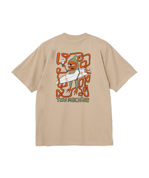 TOY MACHINE(トイ マシーン)の「TM SURF SECT SS TEE(Tシャツ/カットソー・メンズ・サンドベージュ/ブラック・XL/L/M)」の5枚目の写真