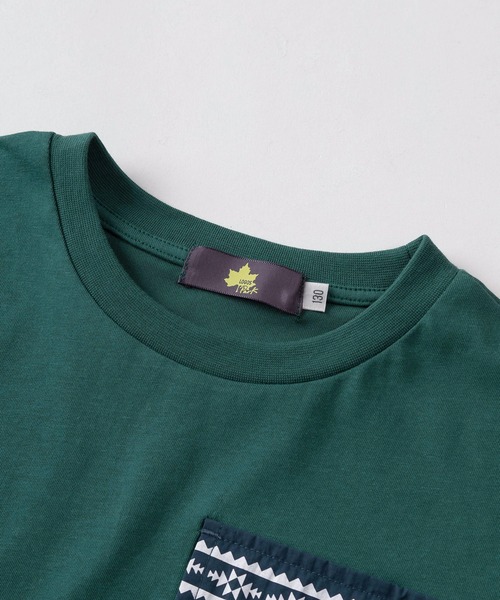 LOGOS(ロゴス)の「【99】【LOGOS/ロゴス】ロゴポケット付 バックプリント ドライ クルーネックTシャツ/吸水速乾/キッズ(Tシャツ/カットソー・キッズ・ブラック/サックスブルー/ブラック系その他/ベージュ系その他/グリーン/ベージュ・130/140/150/160)」の15枚目の写真