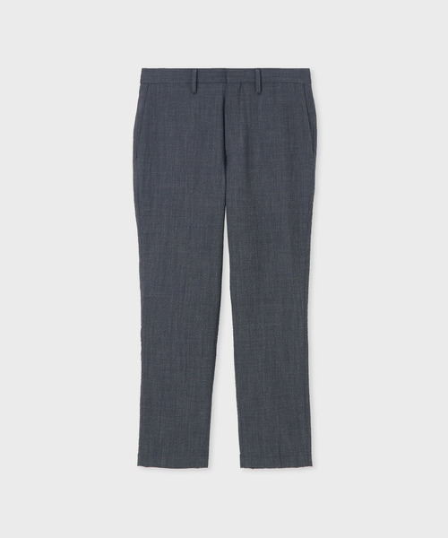 Paul Smith(ポールスミス)の「ウールサッカー ストレッチ テーパードトラウザーズ / 163171 627X(その他パンツ・メンズ・ブルー/ダークグレー・SMALL/MEDIUM/LARGE/X-LARGE/XX-LARGE)」の1枚目の写真