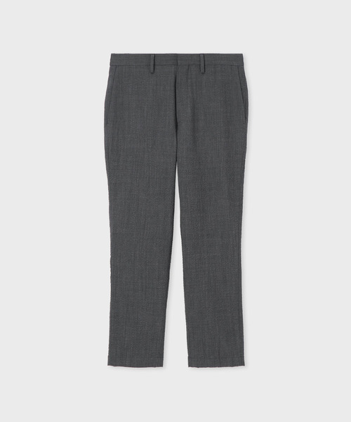 Paul Smith(ポールスミス)の「ウールサッカー ストレッチ テーパードトラウザーズ / 163171 627X(その他パンツ・メンズ・ブルー/ダークグレー・SMALL/MEDIUM/LARGE/X-LARGE/XX-LARGE)」の2枚目の写真