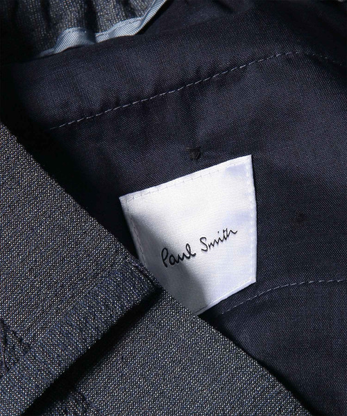 Paul Smith(ポールスミス)の「ウールサッカー ストレッチ テーパードトラウザーズ / 163171 627X(その他パンツ・メンズ・ブルー/ダークグレー・SMALL/MEDIUM/LARGE/X-LARGE/XX-LARGE)」の6枚目の写真