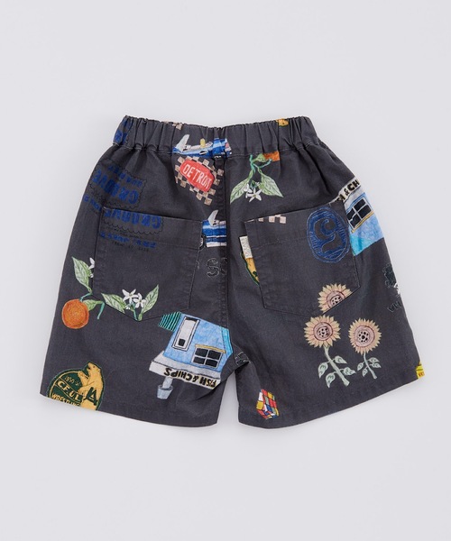 Ocean&Ground(オーシャン&グラウンド)の「ペイントアートショーツ/セットアップ可(その他パンツ・キッズ・チャコール/アイボリー・100/90/140/130/120/110)」の12枚目の写真