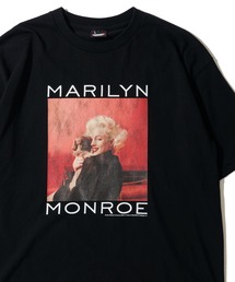 【Marilyn Monroe / マリリン・モンロー】フォトプリントクルーネックTシャツ