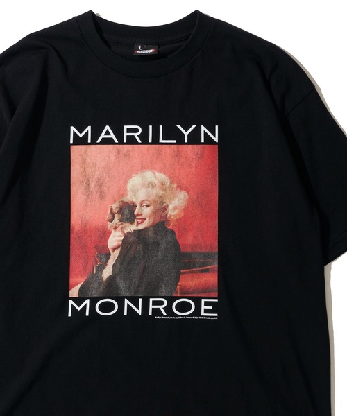 ADPOSION(アドポーション)の「【Marilyn Monroe / マリリン・モンロー】フォトプリントクルーネックTシャツ(Tシャツ/カットソー・レディース・ブラック系1/ブラック系2/ホワイト系2/ホワイト系1・MEDIUM/LARGE)」の3枚目の写真