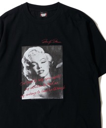 【Marilyn Monroe / マリリン・モンロー】フォトプリントクルーネックTシャツ