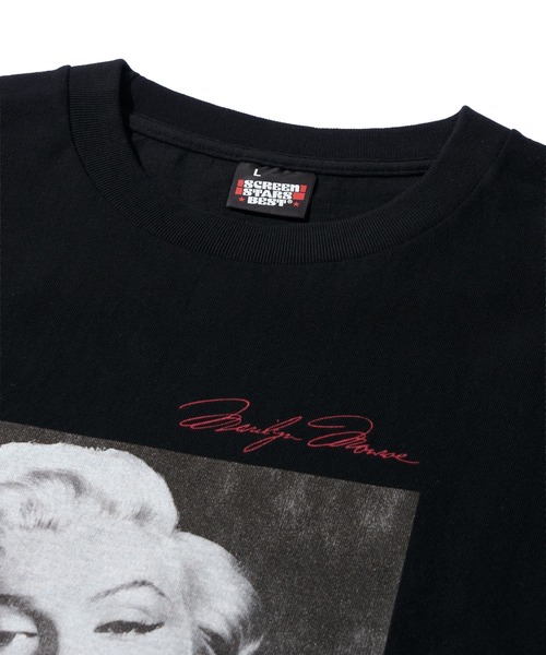 ADPOSION(アドポーション)の「【Marilyn Monroe / マリリン・モンロー】フォトプリントクルーネックTシャツ(Tシャツ/カットソー・レディース・ブラック系1/ブラック系2/ホワイト系2/ホワイト系1・MEDIUM/LARGE)」の13枚目の写真