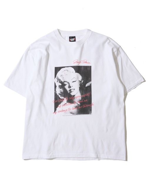ADPOSION(アドポーション)の「【Marilyn Monroe / マリリン・モンロー】フォトプリントクルーネックTシャツ(Tシャツ/カットソー・レディース・ブラック系1/ブラック系2/ホワイト系2/ホワイト系1・MEDIUM/LARGE)」の7枚目の写真