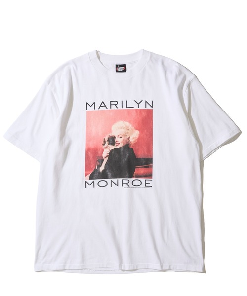 ADPOSION(アドポーション)の「【Marilyn Monroe / マリリン・モンロー】フォトプリントクルーネックTシャツ(Tシャツ/カットソー・レディース・ブラック系1/ブラック系2/ホワイト系2/ホワイト系1・MEDIUM/LARGE)」の5枚目の写真