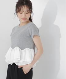 PROPORTION BODY DRESSING（プロポーションボディドレッシング）の「【ブラック/ホワイト追加生産】＜ａ＞ホイップフリルＴシャツ / 1216269501（Tシャツ/カットソー）」