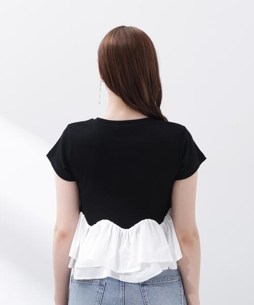 PROPORTION BODY DRESSING(プロポーションボディドレッシング)の「<a>ホイップフリルTシャツ / 1216269501(Tシャツ/カットソー・レディース・ブラック/グレー系その他/ホワイト・FREE)」の14枚目の写真