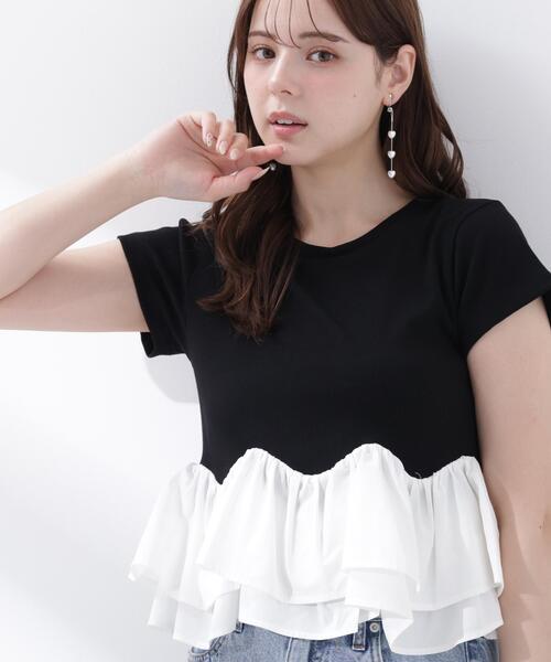 PROPORTION BODY DRESSING(プロポーションボディドレッシング)の「<a>ホイップフリルTシャツ / 1216269501(Tシャツ/カットソー・レディース・ブラック/グレー系その他/ホワイト・FREE)」の16枚目の写真