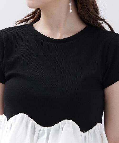 PROPORTION BODY DRESSING(プロポーションボディドレッシング)の「<a>ホイップフリルTシャツ / 1216269501(Tシャツ/カットソー・レディース・ブラック/グレー系その他/ホワイト・FREE)」の20枚目の写真