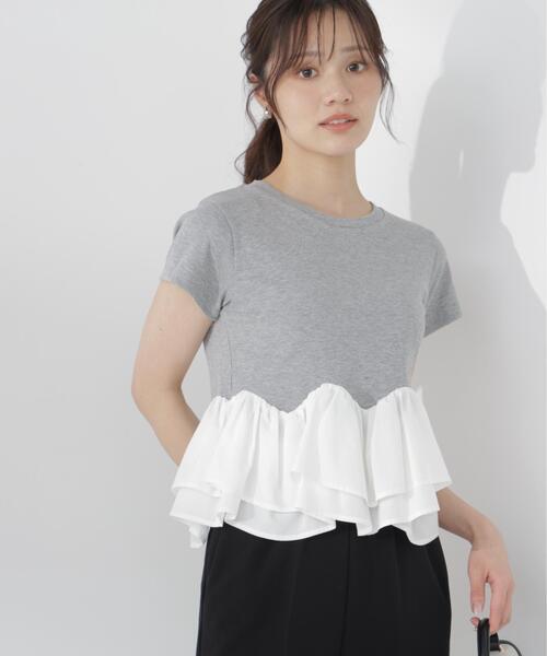 PROPORTION BODY DRESSING(プロポーションボディドレッシング)の「【ブラック/ホワイト追加生産】<a>ホイップフリルTシャツ / 1216269501(Tシャツ/カットソー・レディース・ブラック/グレー系その他/ホワイト・FREE)」の9枚目の写真