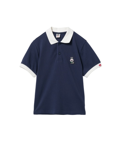 BABY DOPPY BADGE POLO CROP TEE（ポロシャツ）｜A BATHING APE（ア
