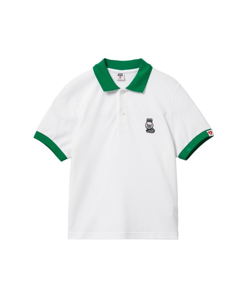 BABY DOPPY BADGE POLO CROP TEE（ポロシャツ）｜A BATHING APE（ア