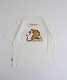 MAKE YOUR DAY（メイクユアデイ）の「トラ刺繍半袖Tシャツ（Tシャツ/カットソー）」