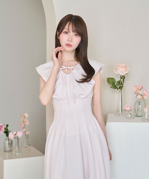 Rose Muse（ロゼミューズ）の「Sherbet flare dress（ワンピース・レディース・ミント/ピンク・FREE）」の11枚目の写真