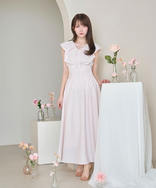 Rose Muse（ロゼミューズ）の「Sherbet flare dress（ワンピース・レディース・ミント/ピンク・FREE）」の13枚目の写真