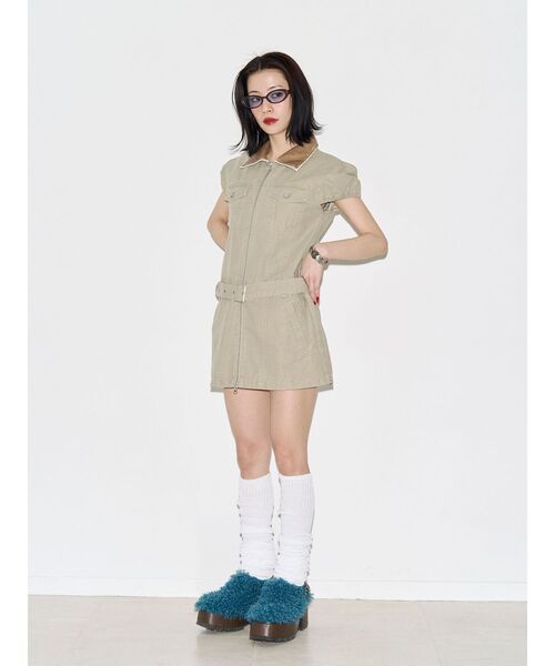 jouetie(ジュエティ)の「プラットフォームファーサボ(サンダル・レディース・ブラック/ブルー・LARGE/MEDIUM)」の4枚目の写真