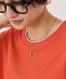 AMERICAN HOLIC（アメリカンホリック）の「【ステンレス】ドロップトップ２連ネックレス（ネックレス）」