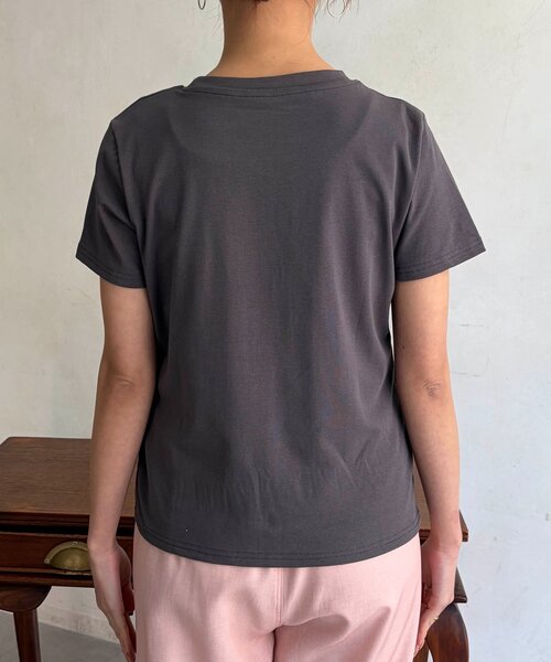 Chez toi(シェトワ)の「メッセージロゴT(Tシャツ/カットソー・レディース・オフホワイト・FREE)」の11枚目の写真